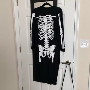 Skeleton Midi Bodycon